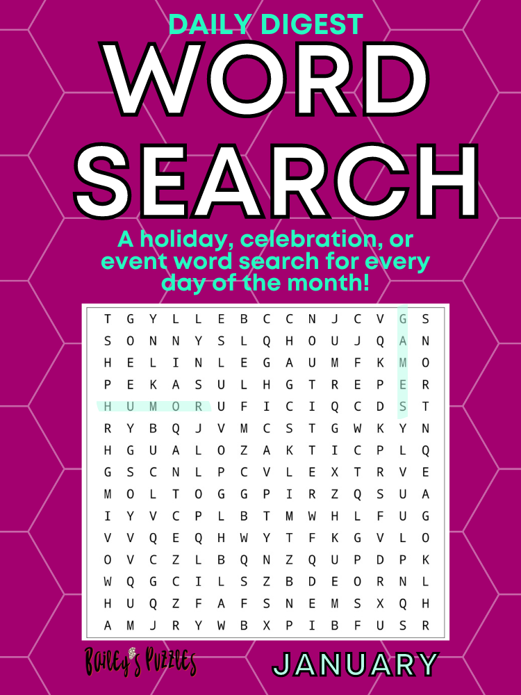 Buy Now: Daily Digest Word Search (January)