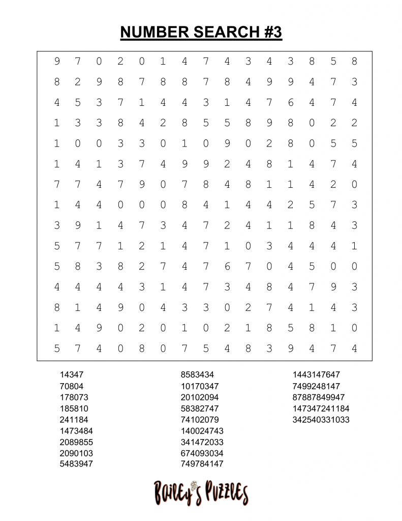printable number word search cool2bkids math and numbers word search