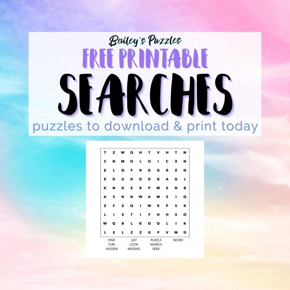 How To Do A Word Search or Number Search Bailey s Puzzles