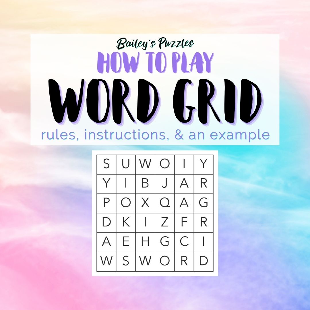 How to Play Boggle Word Grid: rules, instructions, and an example