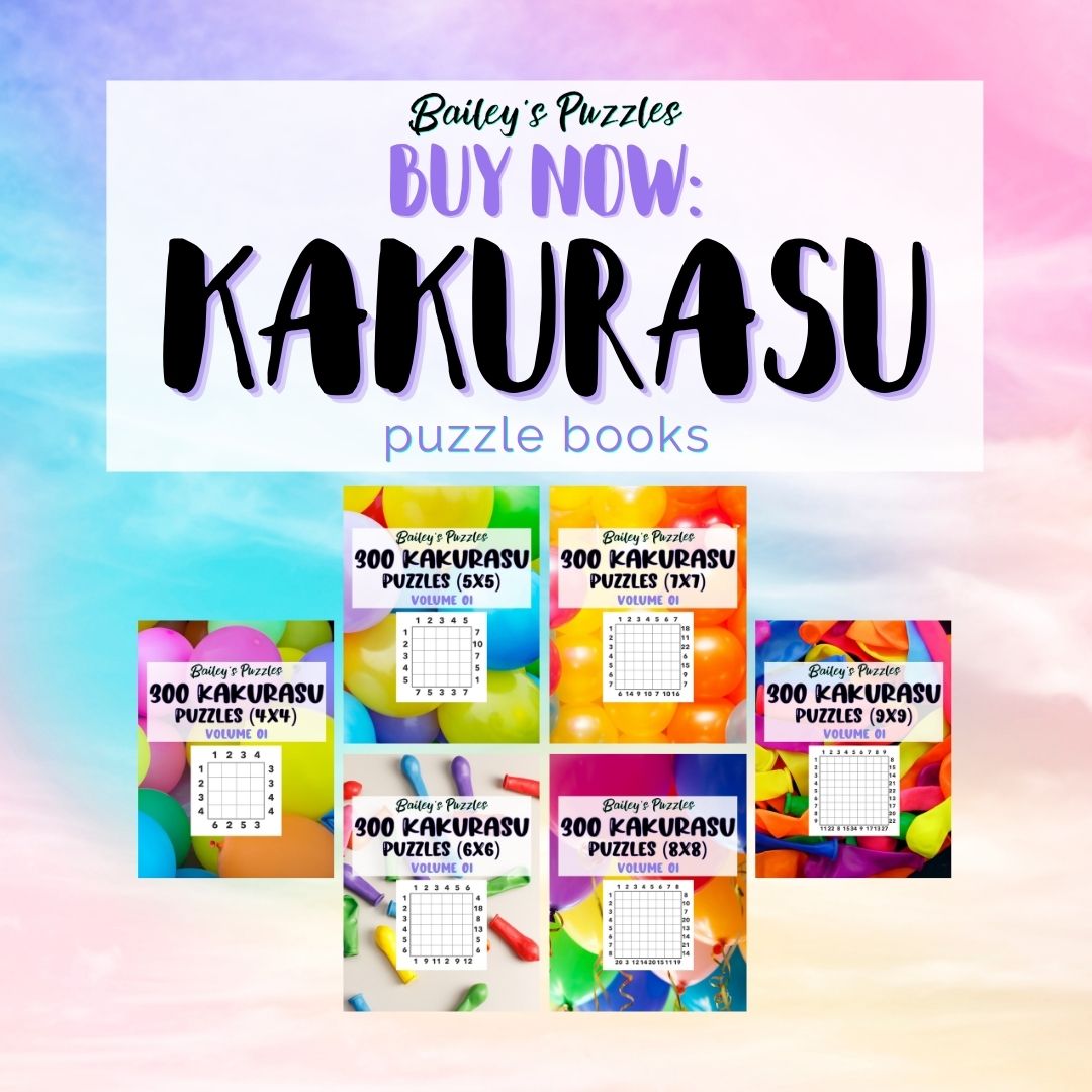 Buy Now: Kakurasu Puzzle Books