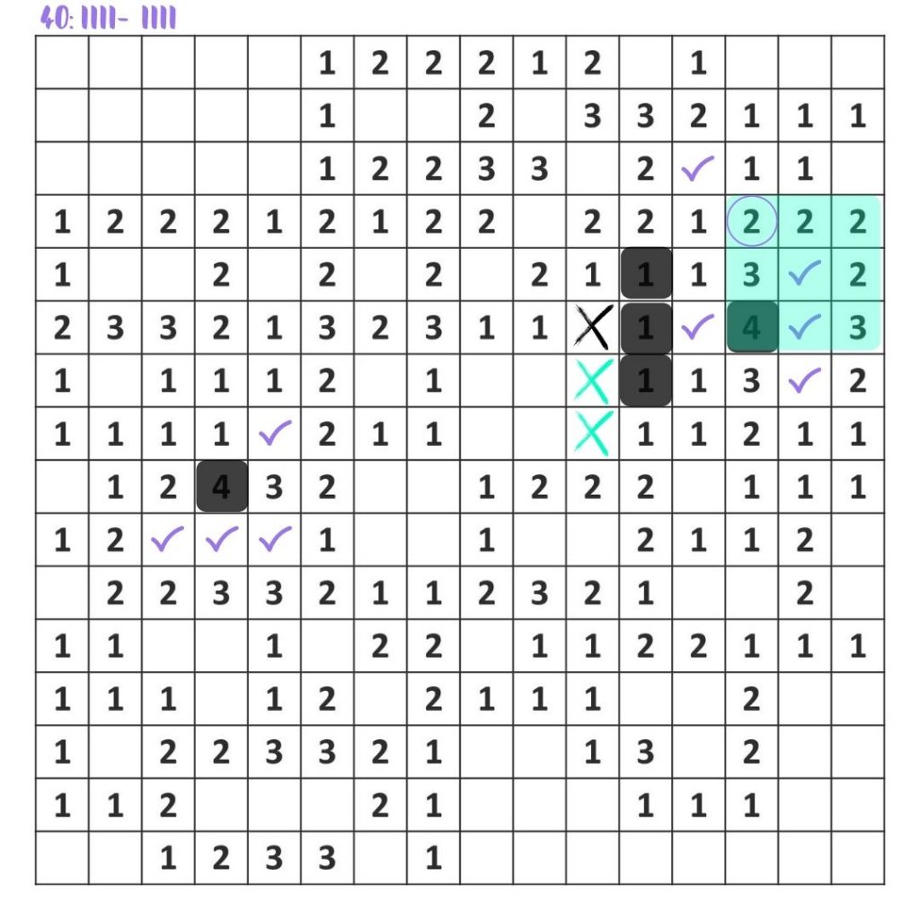 Mine Finder Example 5 - only one possibility