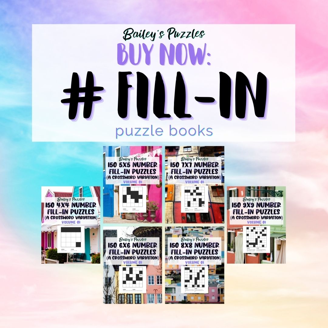 Buy Now: Number Fill-In Puzzle Books