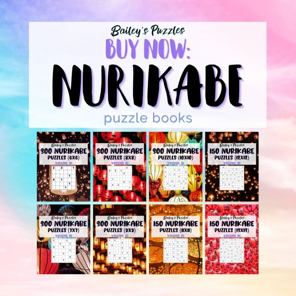Buy Now: Nurikabe Puzzle Books