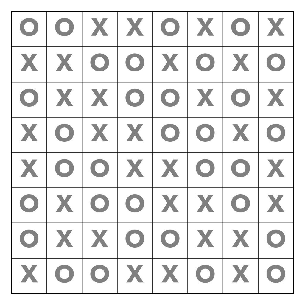 Tic Tac Logic Example - Solution