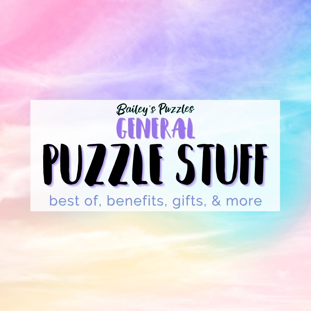 General Puzzle Stuff (best of, benefits, gifts, & more)