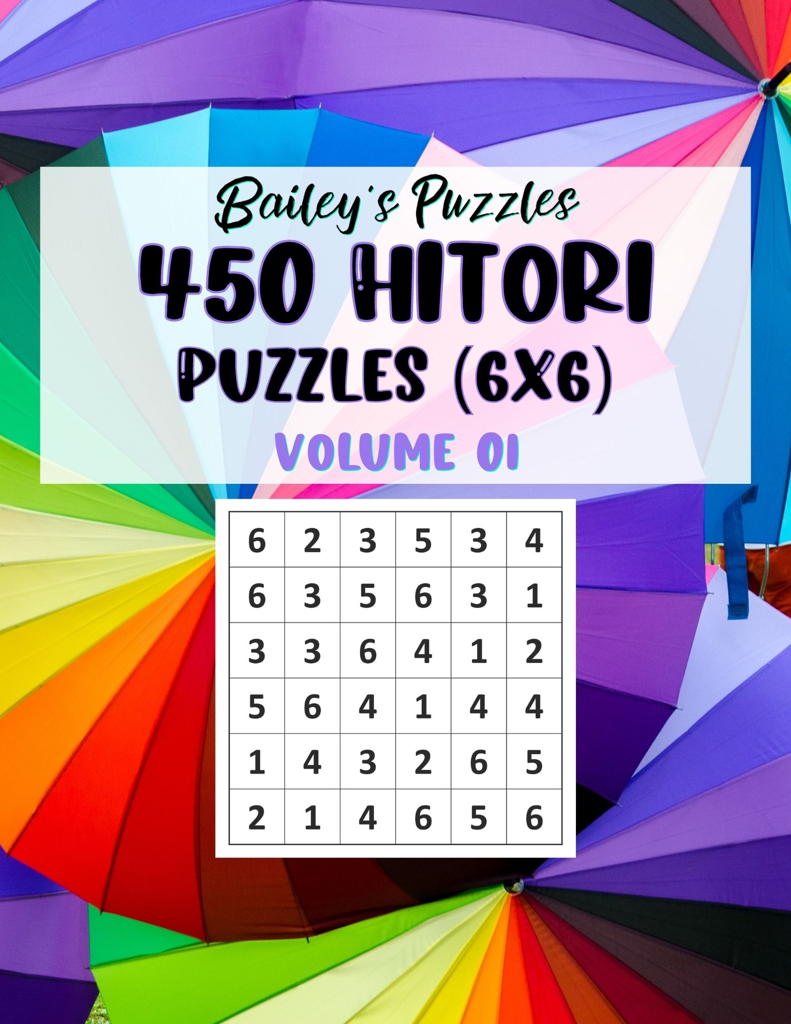 Buy Now: 450 Hitori Puzzles 6x6