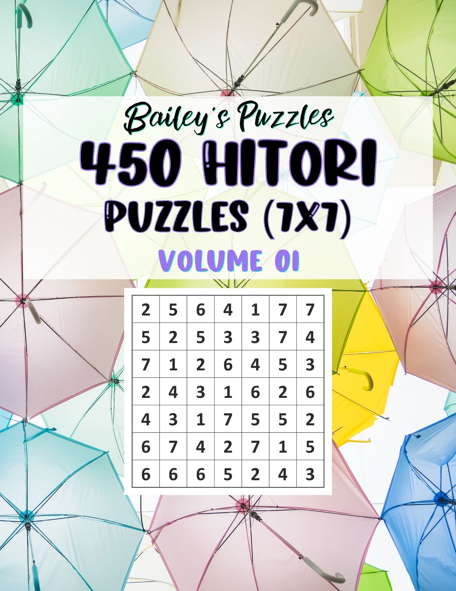 Buy Now: 450 Hitori Puzzles 7x7