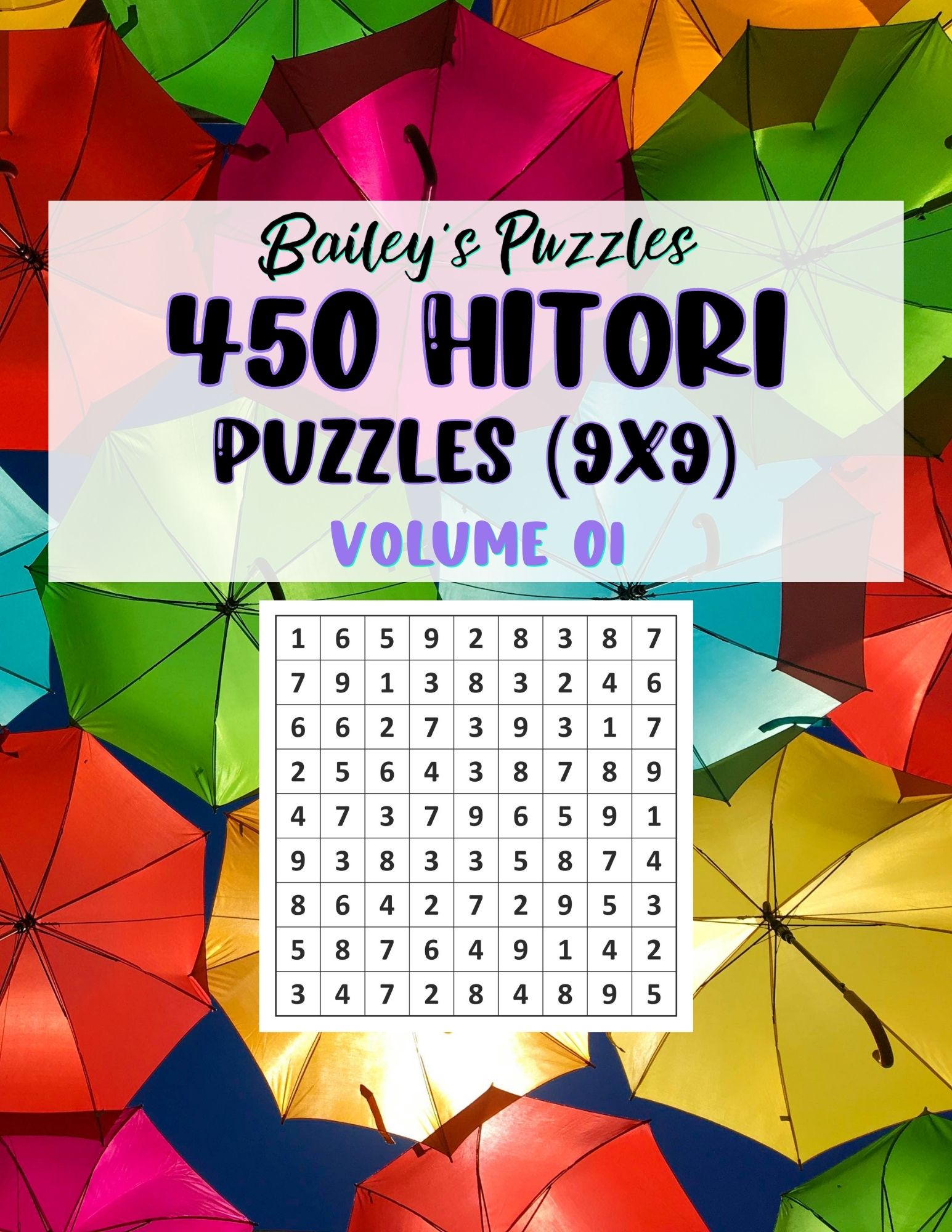 Buy Now: 450 Hitori Puzzles 9x9