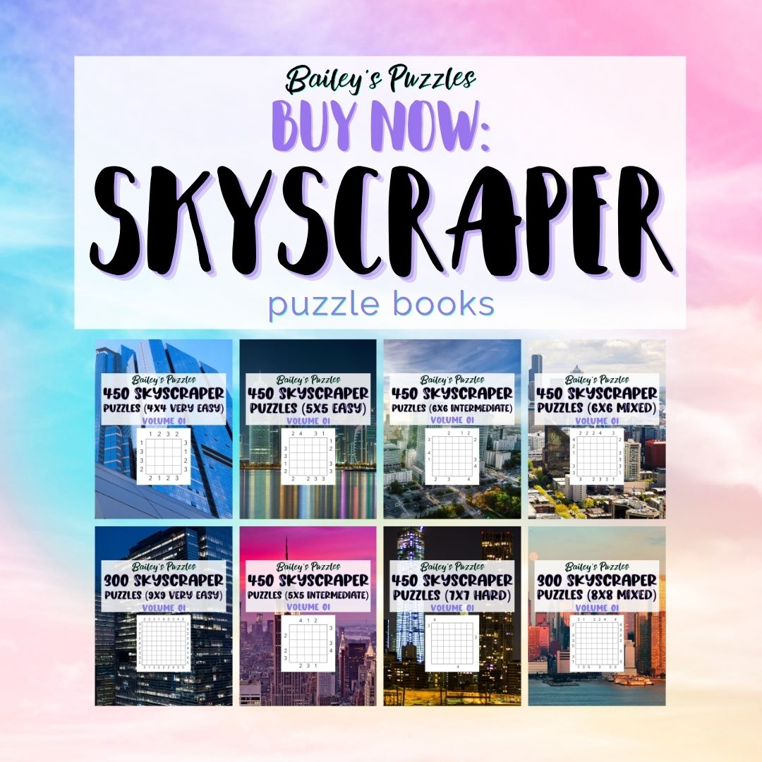 Buy Now: Skyscraper Puzzle Books