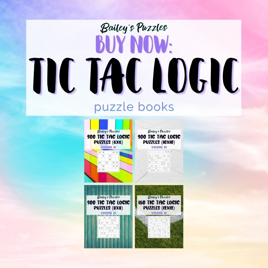 Buy Now: Tic Tac Logic Puzzle Books