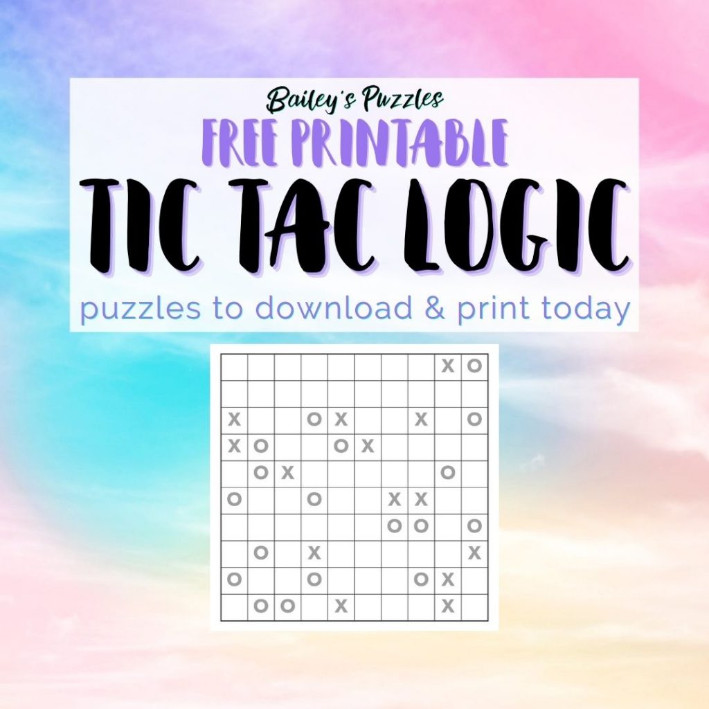 Tic Tac Toe Challenge [Free Printable Puzzle]