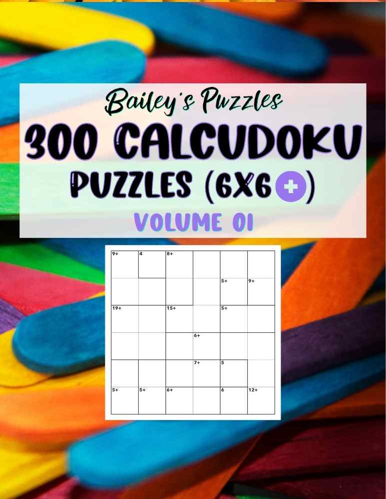 Front Cover - 300 CALCUDOKU Puzzles (6x6, add)