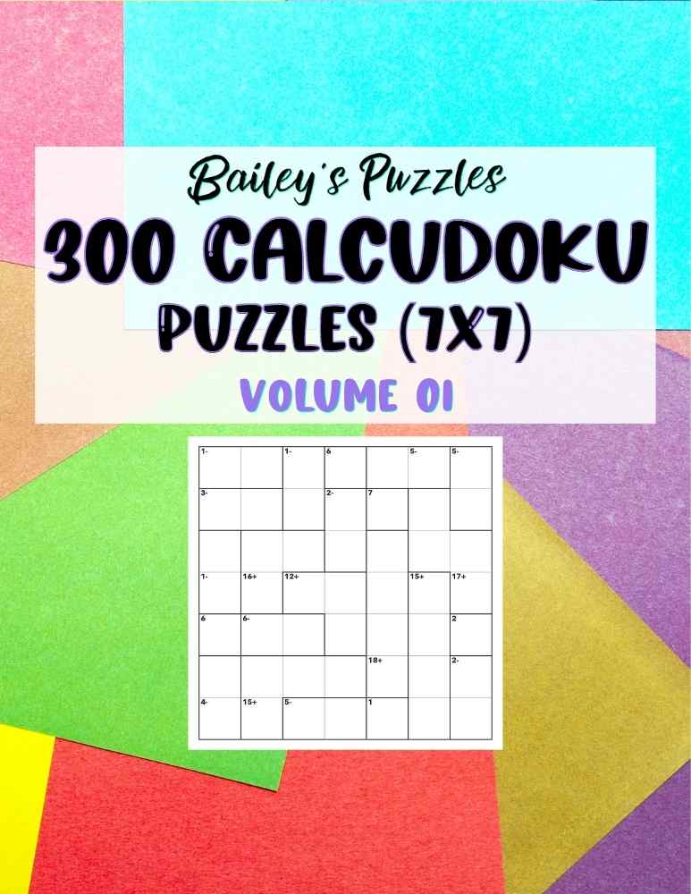 Front Cover - 300 CALCUDOKU Puzzles (7x7, mixed)