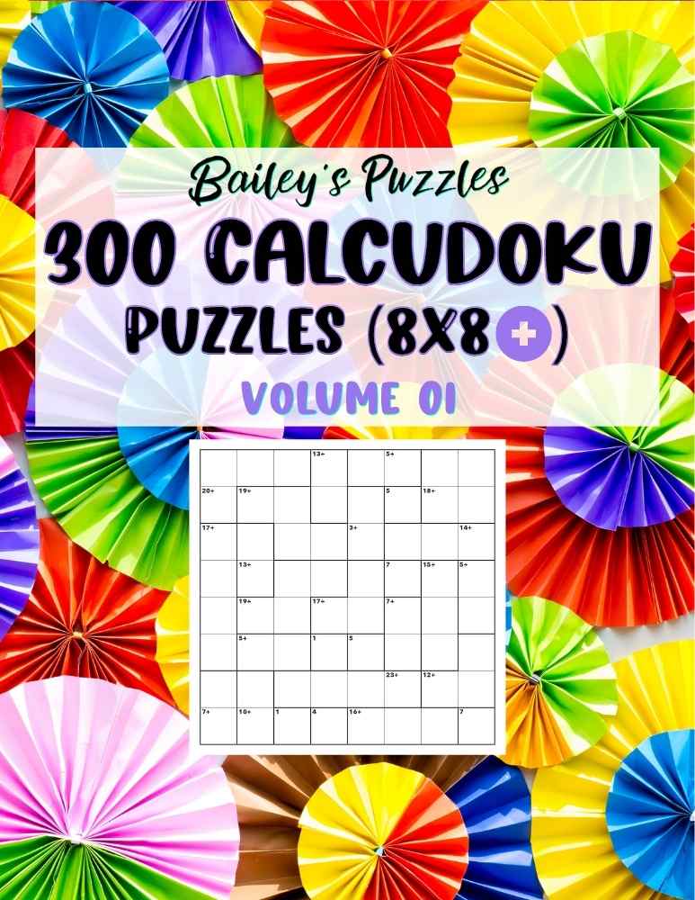 Front Cover - 300 CALCUDOKU Puzzles (8x8, add)
