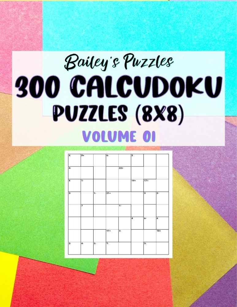 Front Cover - 300 CALCUDOKU Puzzles (8x8, mixed)