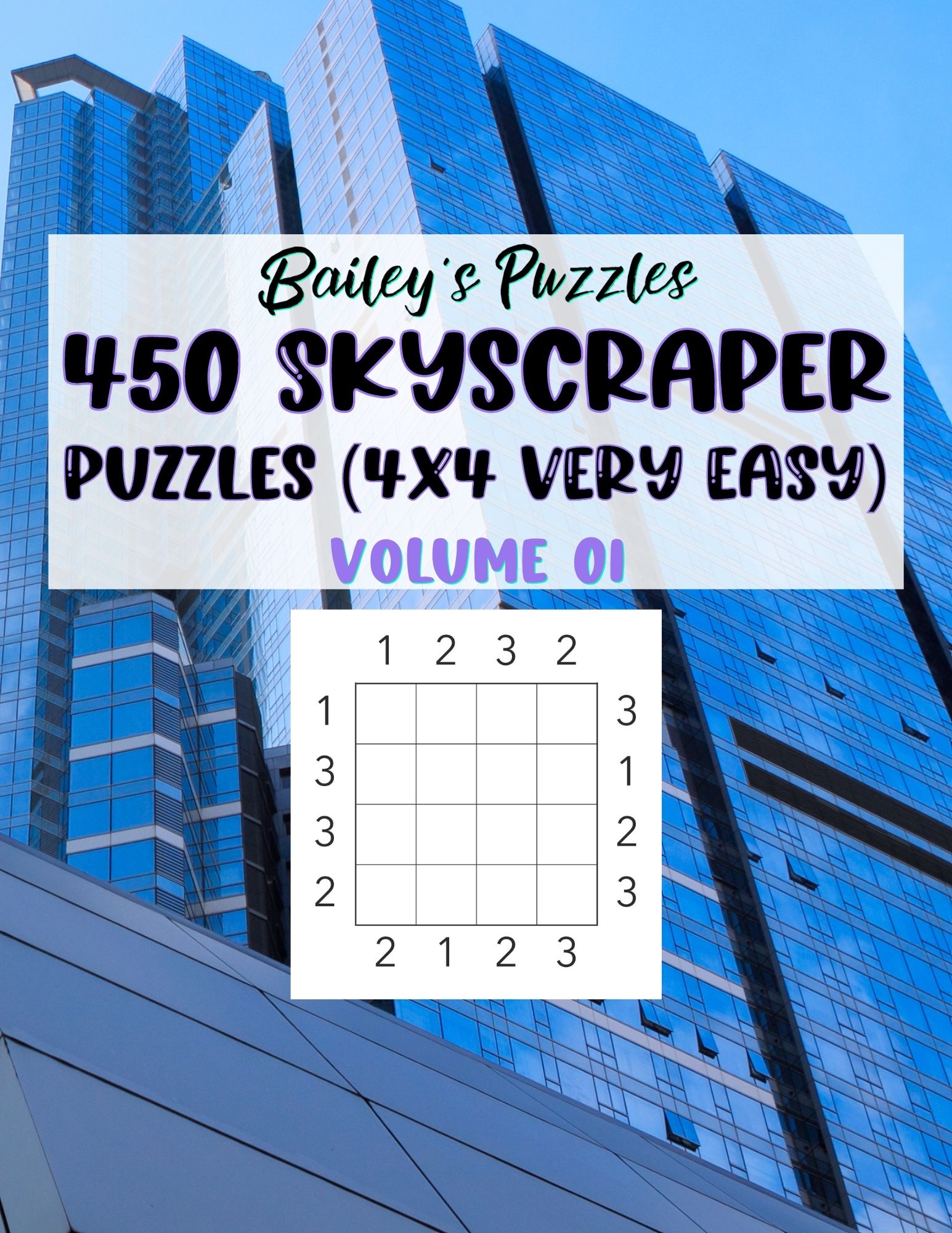 Front Cover - 450 Skyscraper Puzzles (4x4, very easy)
