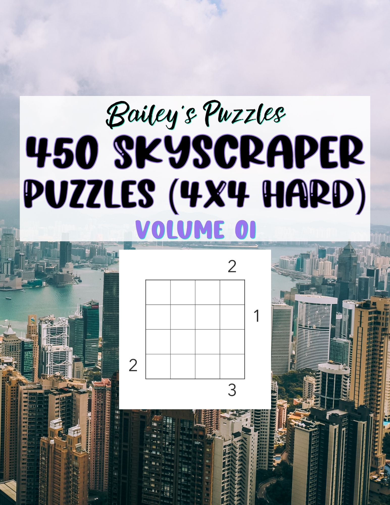 Front Cover - 450 Skyscraper Puzzles (4x4, hard)