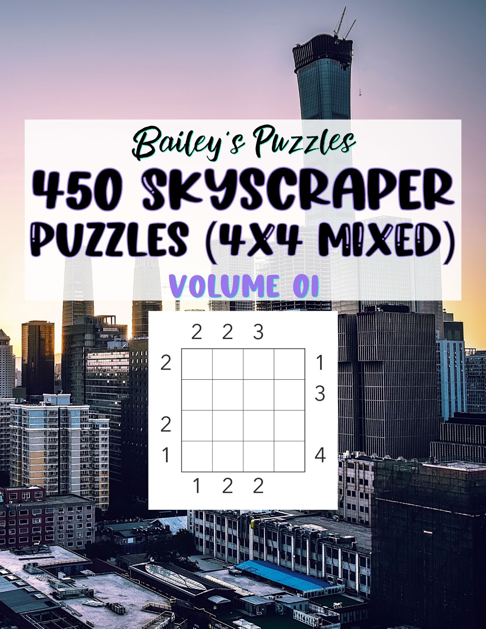 Front Cover - 450 Skyscraper Puzzles (4x4, mixed)