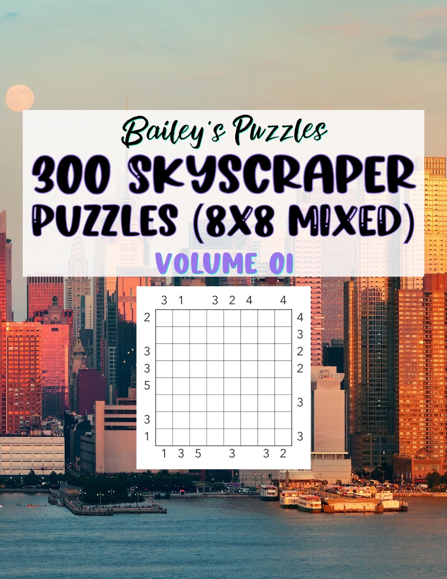Front Cover - 450 Skyscraper Puzzles (8x8, mixed)