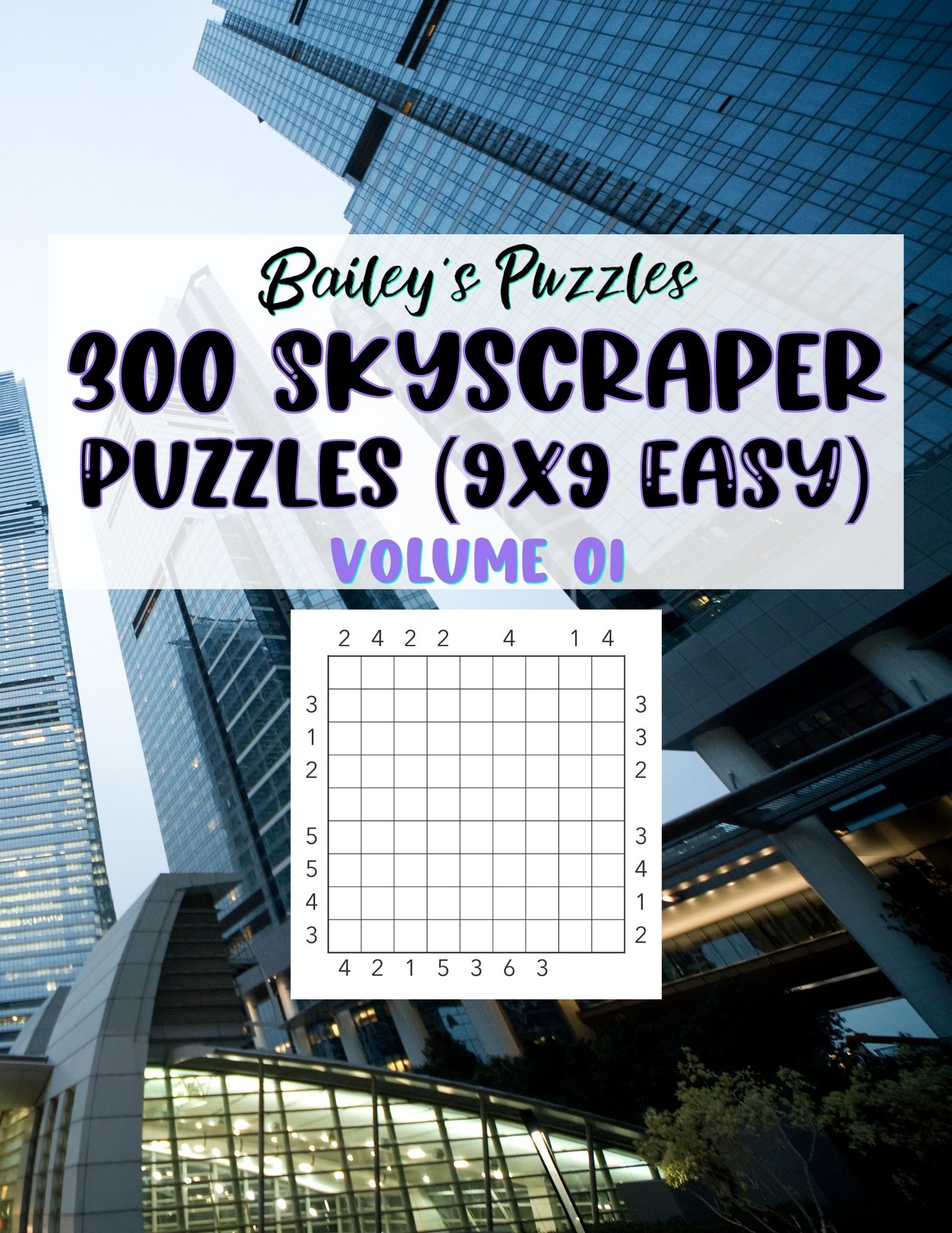 Front Cover - 450 Skyscraper Puzzles (9x9, easy)