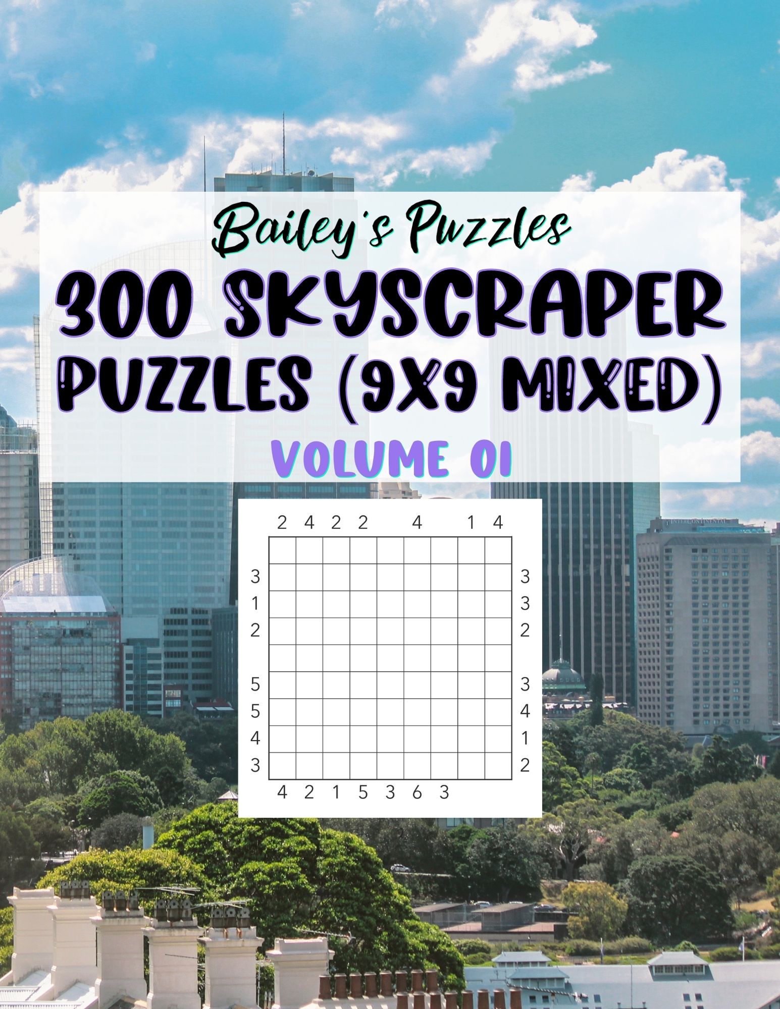Front Cover - 450 Skyscraper Puzzles (9x9, mixed)