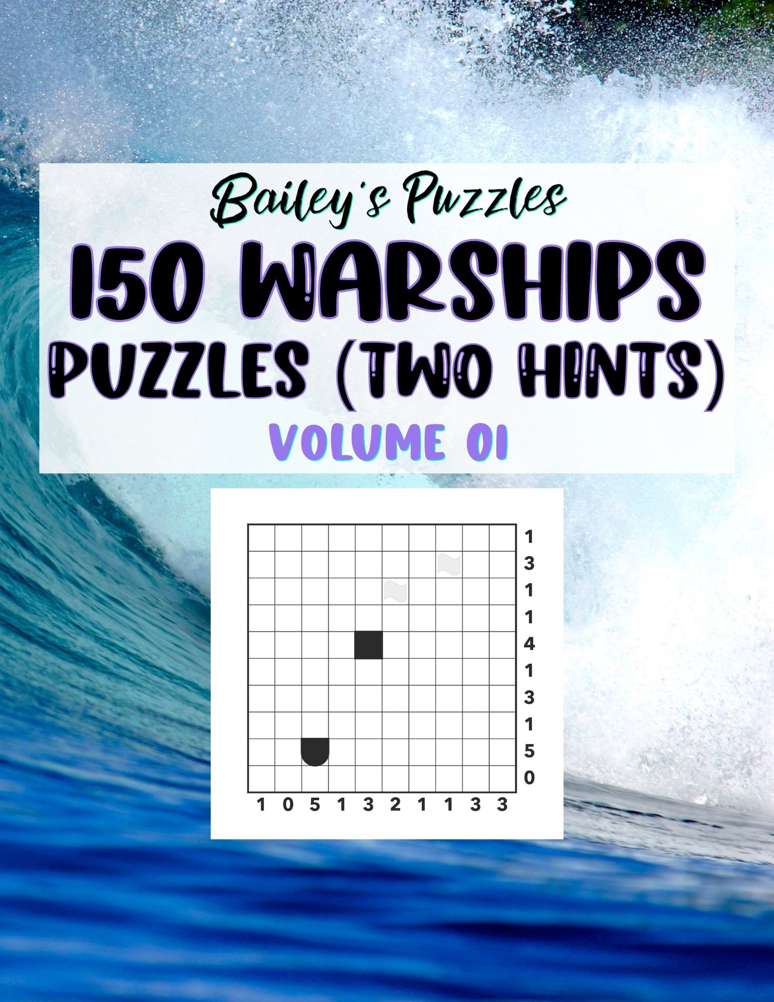 Front Cover - 150 Warships Puzzles (2 hints)